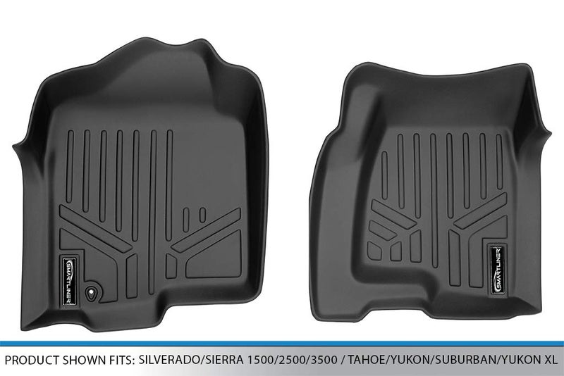 SMARTLINER Floor Mats 1st Row Liner for 2005-2006 Cadillac Escalade - Image 4